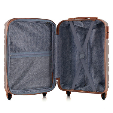 Валіза Semi Line 20' (S) Graphite/Brown (T5689-1)