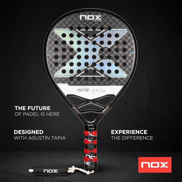 Ракетка для паделу Nox AT10 Luxury Genius 12K 2024 Agustín Tapia