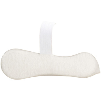 Подушка для колін Erwin Mller, подушка для сну на боці, подушка для стегон, розмір 29x20x10 см - знімає тиск на стегна, еластична стрічка із застібкою-липучкою, знімний чохол, натуральний колір, 29x20x10 см