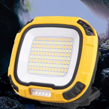 Портативний світлодіодний ліхтар-прожектор, потужне світло, ліхтарик для кемпінгу на свіжому повітрі, риболовлі, надзвичайних ситуацій, акумуляторний робочий ліхтарик з гачком