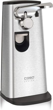 Мультивідкривач CASO D10 з високоякісним корпусом з нержавіючої сталі, універсальне використання в якості відкривачки для пляшок, точилки для ножів, консервного ножа, в т.ч. практичного втягування кабелю, магнітного тримача кришки, потужного двигуна