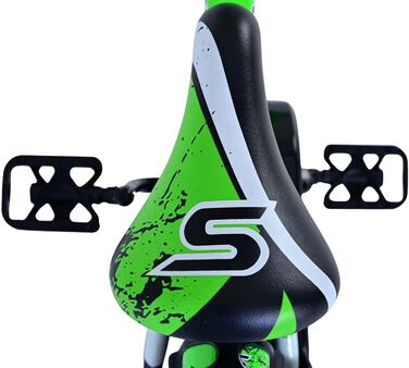 Дитячий велосипед Volare Sportivo для хлопчиків, 12 дюймів, зелено-чорний