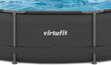 Круглий каркасний басейн VirtuFit - Каркасний басейн - 305 см - Легко зібрати - Включає фільтрувальний насос - Швидке встановлення