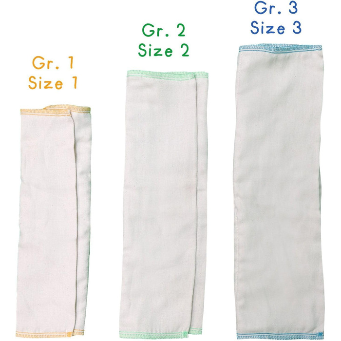 Органічні бавовняні підгузники avo cado розмір 2 - вміст 10 шт. - підходять до одного розміру штанів для тканинних підгузників - 1