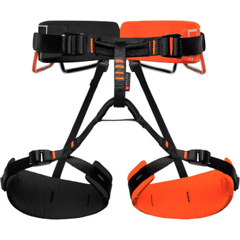 Ремінь Mammut 4 Slide Harness Klettergurt XS-M яскраво-помаранчевий-чорний