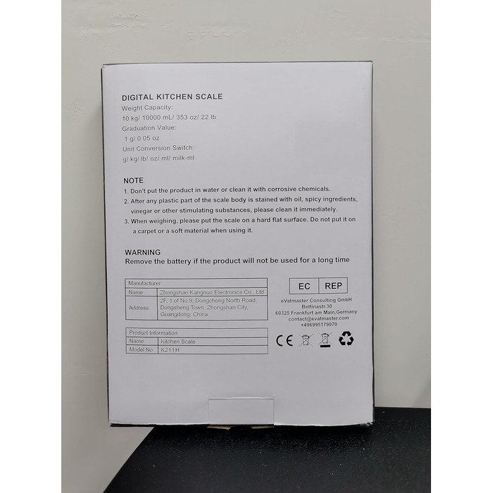 Кухонні ваги цифрові 10 кг Кухонні ваги скляні Цифрові ваги Електронні побутові ваги для випічки, функція тари, сенсорна кнопка, т