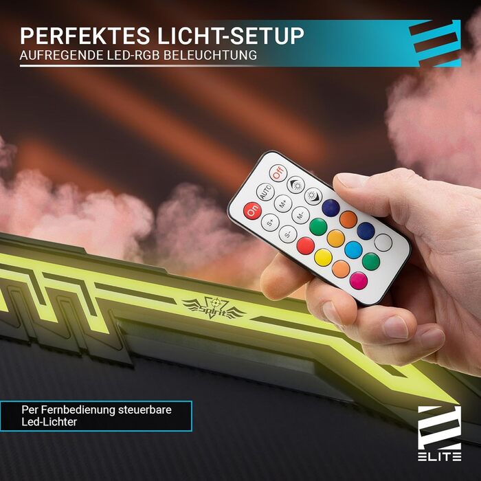 Ігровий стіл ELITE EVO з RGB-підсвічуванням та дистанційним керуванням