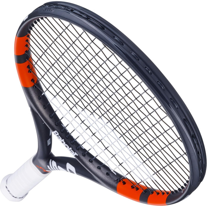Тенісна ракетка Babolat Aero G 27" 2024 червоно-чорно-біла 270 г L3 NF²-Tech + Aero Modular³ максимальний спін + потужність для середнього рівня офіційний Babolat Франція оригінал