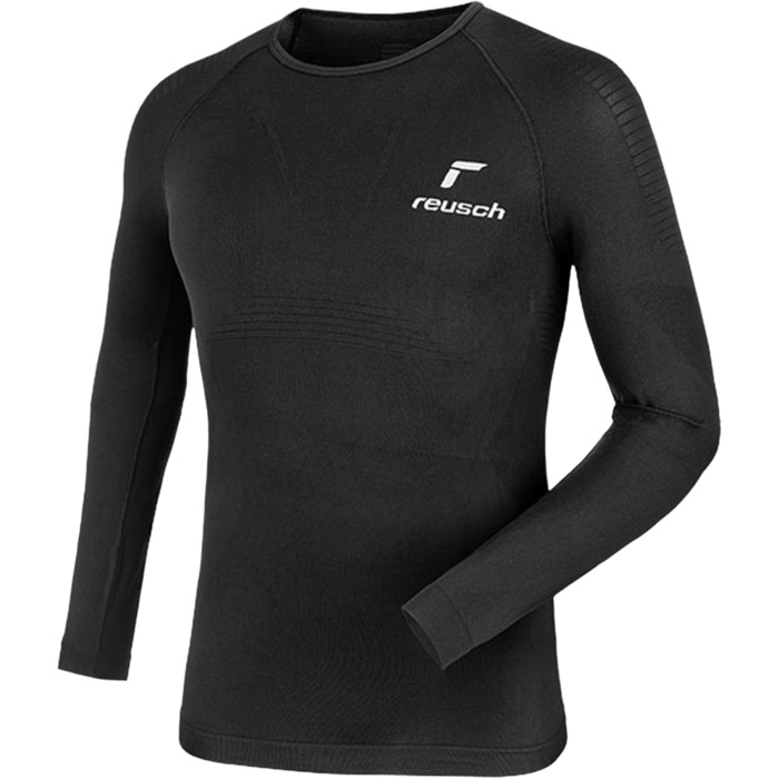 Комплект білизни Reusch WARM унісекс, функціональний комплект білизни для чоловіків та жінок, для дорослих, теплий, дихаючий, теплоізоляційний та вологорегулюючий, для всіх видів спорту, M 7700, чорний