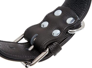 Ошийник Karlie Vintage з пряжками, 60 см x 50 мм, чорний