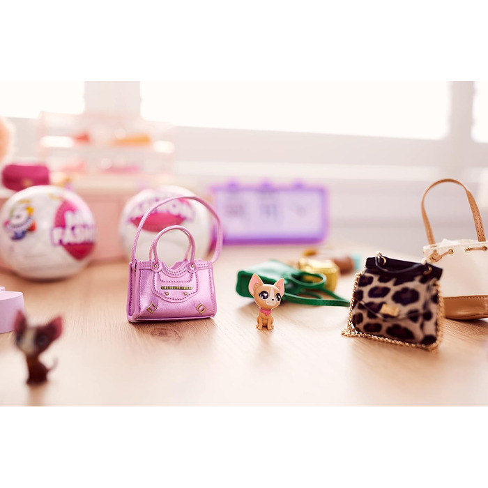 Міні-бренди Міні-мода Справжня тканина Модні сумки та аксесуари Капсульна колекційна іграшка (2 шт.) Серія 1 2 капсули