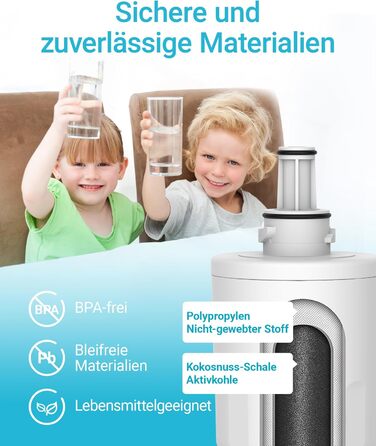 Фільтр для води AQUACREST для холодильників Samsung AquaPure Plus DA29-00003G, DA29-00003B, DA29-00003A, DA97-06317A, HAFCU1/XAA, HAFIN2/EXP APP100 WF289 (2 шт.)