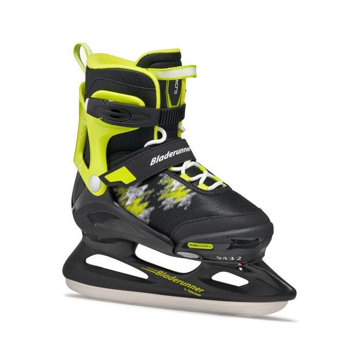 Ковзани Bladerunner Micro Ice NG01, чорний/лаймовий, 36-40