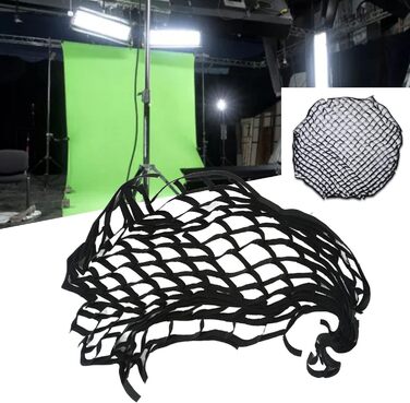 Восьмикутний софтбокс Softbox Grille Стільникова сітка Light Focus Softbox Grid Mesh для портретної та відеозйомки (90 см/35,4 дюйма)