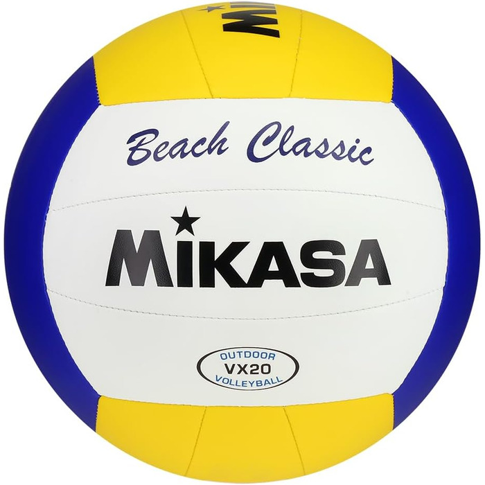 Пляжний класичний м'яч Mikasa VX20, білий, одинарний