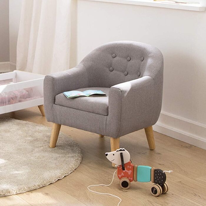 Дитяче крісло howa сірого кольору 8622