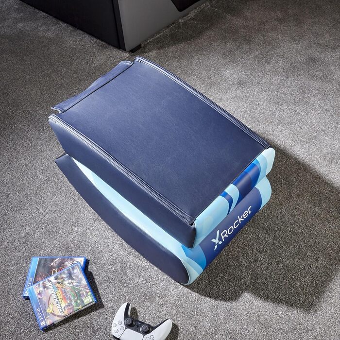 Ігрове крісло-гойдалка X Rocker Video Rocker для дітей - колір Lava (синій)