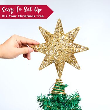 Світлодіодна різдвяна верхівка для ялинки Joiedomi