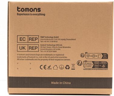 Аерофритюрниця Tomons 6 л, фритюрниця Фритюрниця з гарячим повітрям Фритюрниця з оглядовим вікном Цифровий світлодіодний сенсорний екран, програми 8 в 1 фритюрниця, регульований контроль температури