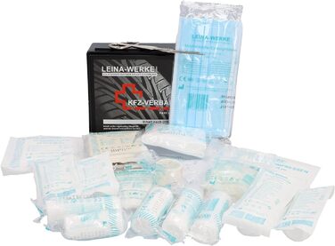 Автомобільна аптечка з фотодруком, чорна/багатобарвна, 1 x 10 шт., 10105