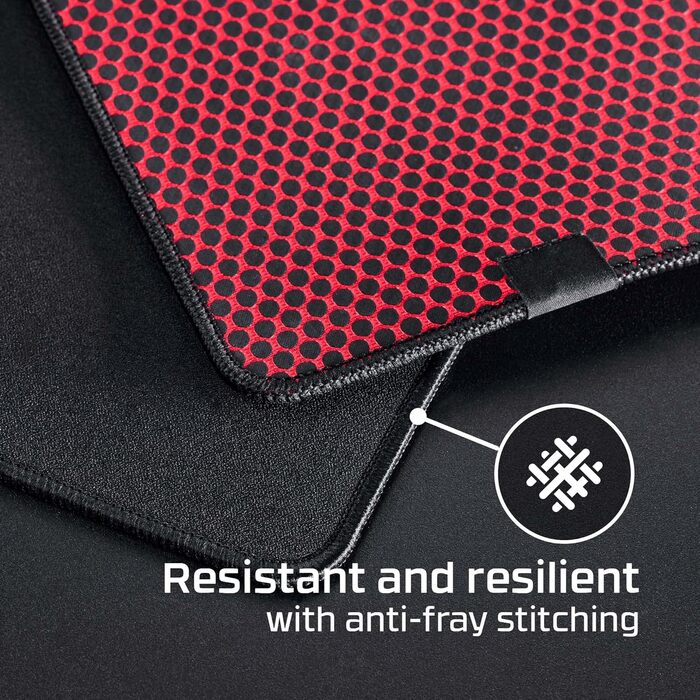 Ігровий килимок для миші HyperX Pulsefire - середній - Точна тканинна поверхня - Безшовна обробка країв для запобігання стиранню -