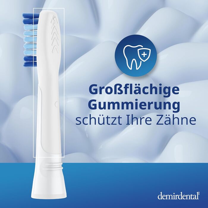 Щітки від demirdental для Oral-B Pulsonic Brushes, Середні щітки, змінні щітки для щоденного прибирання, 10 шт. по 10 шт. (1 упаковка)