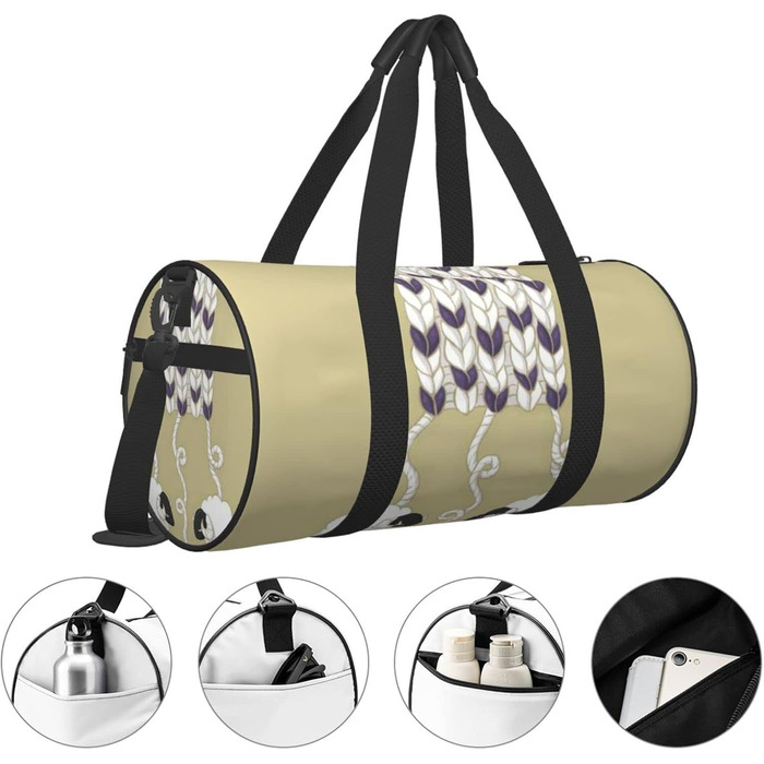 Дорожня сумка-мішок з кумедним малюнком вівці, спортивна сумка для чоловіків та жінок