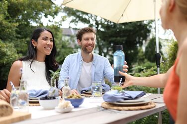 Стартовий набір Sodapop Soda Maker Joy Eco з циліндром CO і ПЕТ-пляшкою Виготовлений з переробленого матеріалу Чорний Висота 43 см