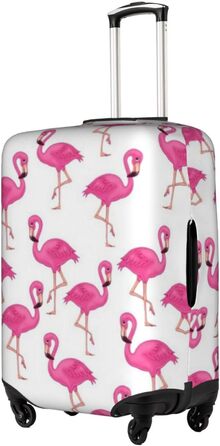 Валіза дорожня пиленепроникна Flamingo XL, рожево-біла