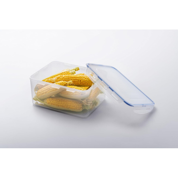 Контейнер для зберігання продуктів Lock&Lock Багатофункціональний контейнер Контейнер для зберігання продуктів Контейнер для борошна Місткість 2,3 літра, можна мити в посудомийній машині - Комплект з 3 шт.