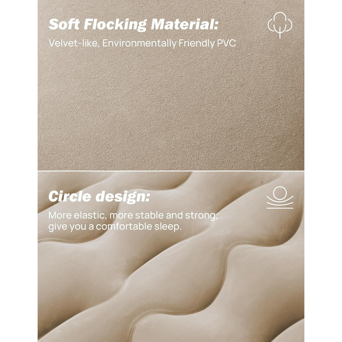 Автомобільний матрац JOYTUTUS, самонадувальний надувний матрац для позашляховиків, універсальне автомобільне ліжко з 2 повітряними подушками для багажника, подорожей/кемпінгу/дому/на природі вбудований повітряний насос