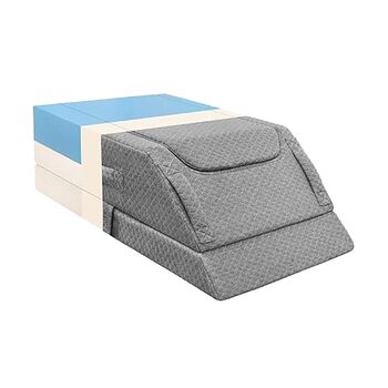 Подушка для підняття ніг, подушка для підтримки ніг, позиціонуюча подушка для колін та ніг, ергономічна подушка для підняття ніг з 3 рівнями висоти, подушка для ніг для зняття втомлених ніг та підтримки їх