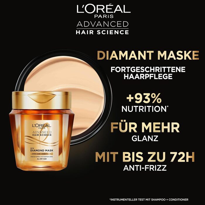Живильна діамантова маска L’Oréal Paris Advanced Hair Science, 250 мл