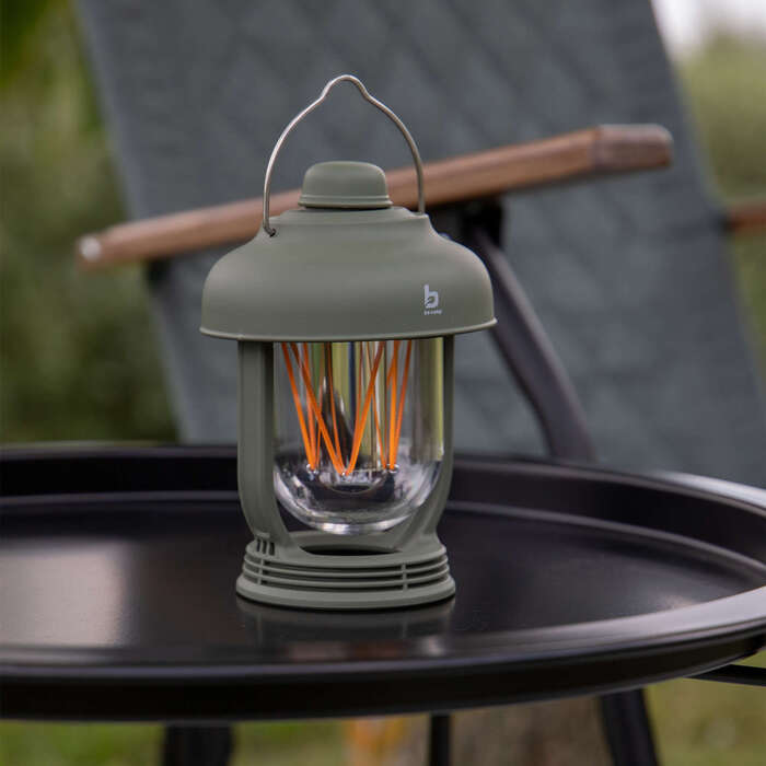 Ліхтар кемпінговий Bo-Camp Dekalb Warm LED Rechargable 250 Lumen Green (5818979)