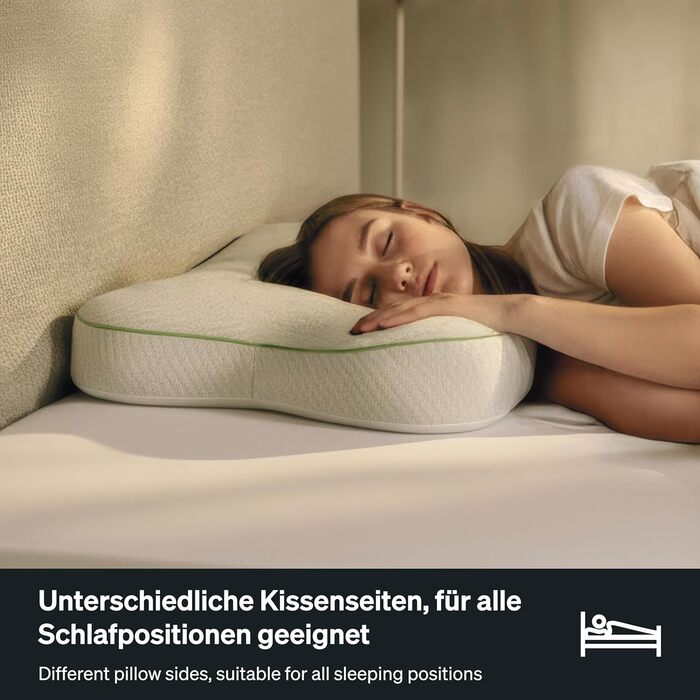 Підушка для відновлення BLACKROLL Recovery Pillow Plus (60x40 см), регульована по висоті, подушка для спокійного сну, ергономічна подушка для дому, подушка для шиї з віскозної піни з ефектом пам&39яті, зроблено в Німеччині