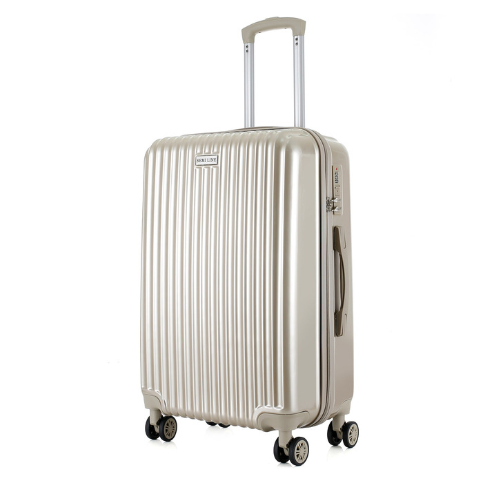 Валіза Semi Line 24' (M) Gold (T5954-2)