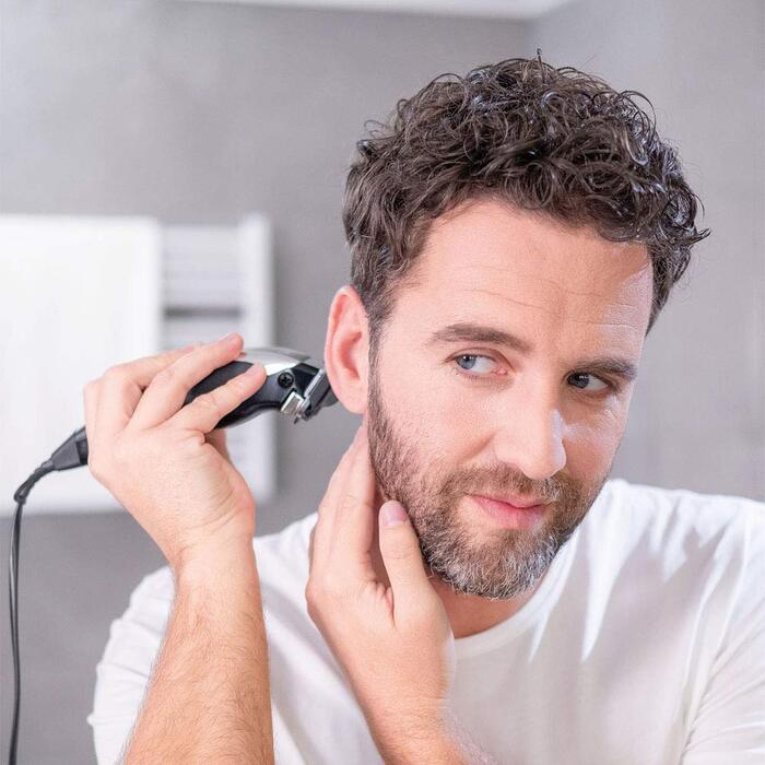 Машинка для стрижки волосся Wahl Home Pro, повний набір для стрижки волосся, чоловіча дротова машинка для стрижки волосся, машинка для стрижки волосся для чоловіків, стрижки своїми руками, стрижка волосся вдома, чоловіча бритва для голови