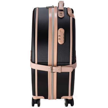Валіза Semi Line 24' (M) Black/Pink Cream (T5671-3)