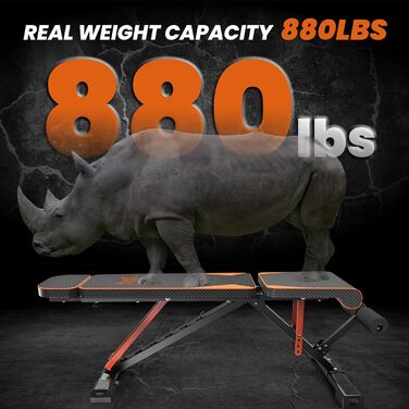 Складана регульована багатофункціональна похила лава з 8-позиційним регулюванням спинки та стрічкою опору / 4-позиційне регулювання навантаження 400 кг Професійна лава для силових тренувань