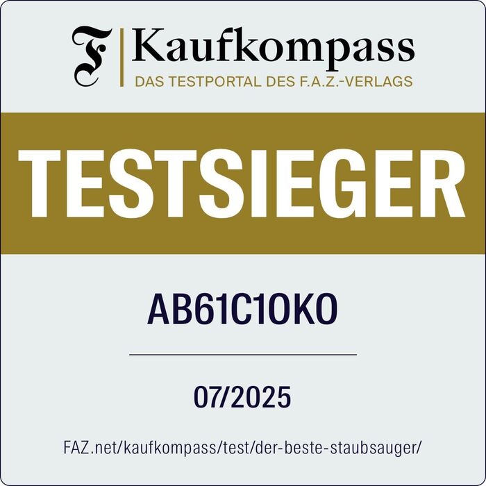 Пилосос із мішком AEG CLEAN 6000, 850 Вт, 3 роки гарантії, AB61C1OKO, чорний