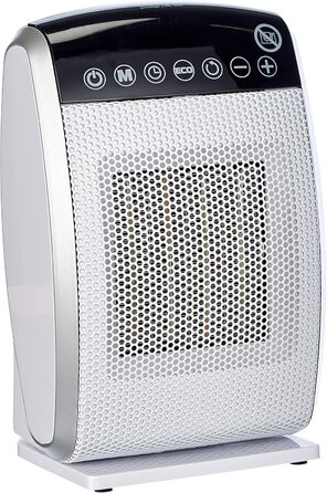 Тепловентилятор Fakir Prestige HL 300 керамічний вентилятор із сенсорним світлодіодним дисплеєм, 1800 Вт з 3 режимами нагріву, ефективною функцією ECO та таймером