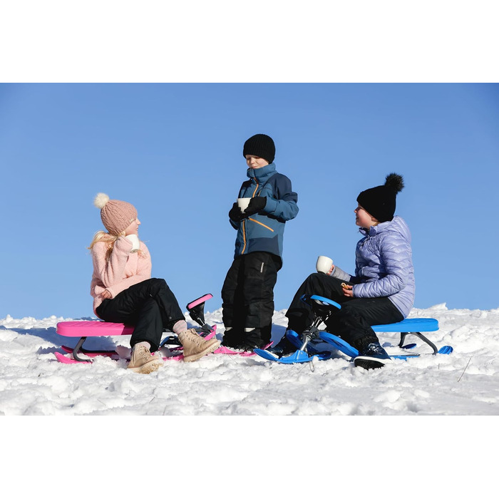 Санки STIGA Snowracer Luge Curve Керовані санки для дітей від 7 років Різнокольорові