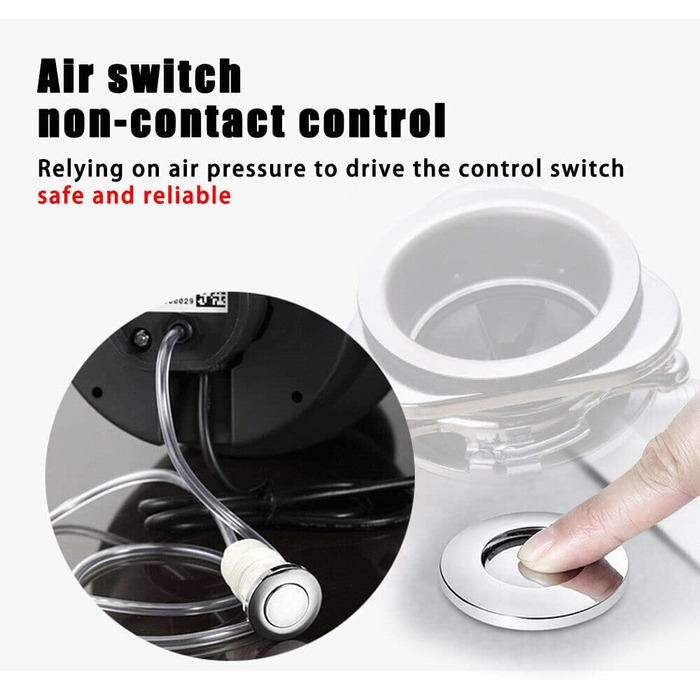 Сміттєпровід LANNADD 1.4 л 560 Вт, система утилізації харчових відходів 0.75 к.с. 3500 об/хв, подрібнювач кухонних відходів Подрібнювач кухонних відходів Подрібнювач відходів для утилізації харчових відходів