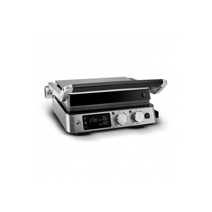 Сендвічниця 3 в 1 Karaca Compact Steel Sear & Grill Inox 2008 електрогриль, тостер та контактний гриль із швидким нагріванням, регулюванням температури та висоти, нержавіюча сталь