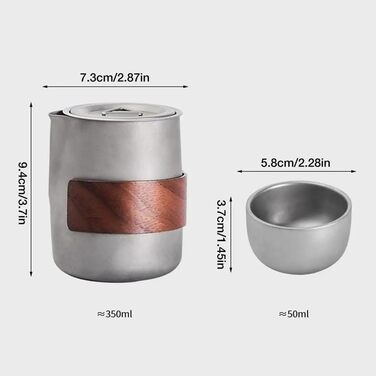 Китайський чайний набір з 3 чашками, чашками та місцем для зберігання чаю, портативний чайний набір з футляром, двошаровий
