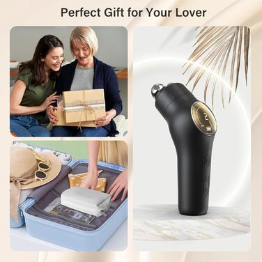 Радіочастотний прилад для обличчя, прилад для обличчя Cozion 7 в 1 EMS, ручний прилад для масажу обличчя, світлодіодний червоно-синій терапевтичний прилад для обличчя, масажер для обличчя проти зморшок для омолодження