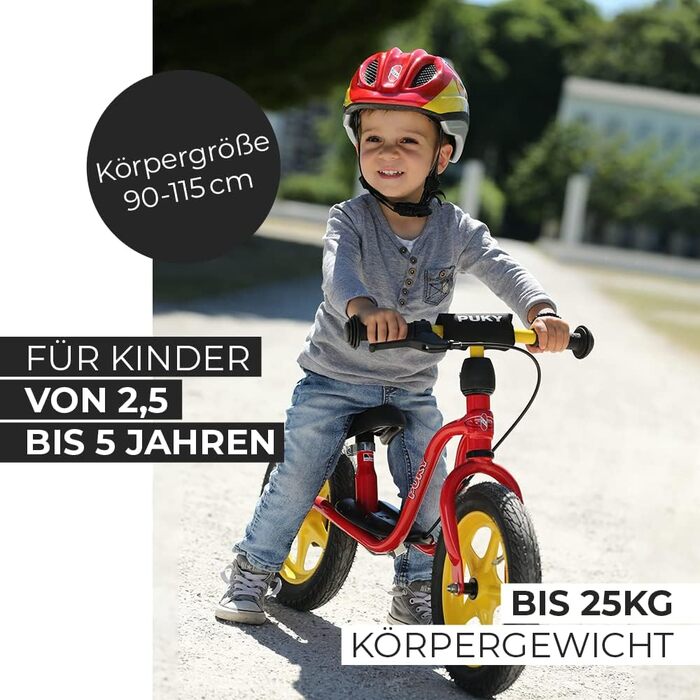 Безпечний та стильний велосипед-балансир кермо та сідло регулюються по висоті з підніжкою для дітей віком від 2,5 років Червоний,