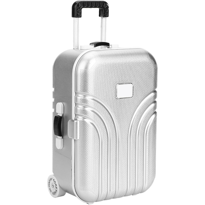 Мила міні-валіза SUNGOOYUE з пластику, рожево-срібляста, для подорожей та іграшок