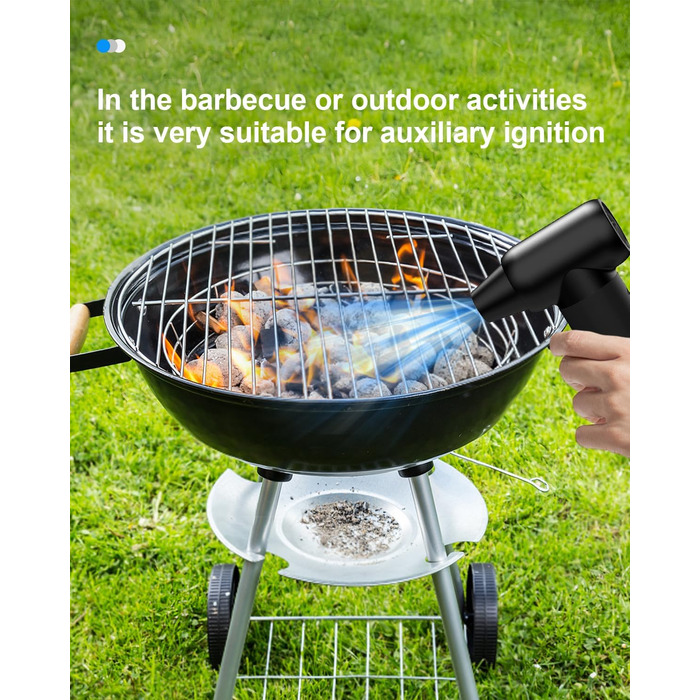 Електричний пилосос, розпилювач повітря під тиском, 3-швидкісний 180000 обертів за хвилину, пиловник зі стисненим повітрям, щітка для чищення та бездротова струменева сушильна машина для швидкого заряджання USB для набору для чищення ПК, автомобіля, диван