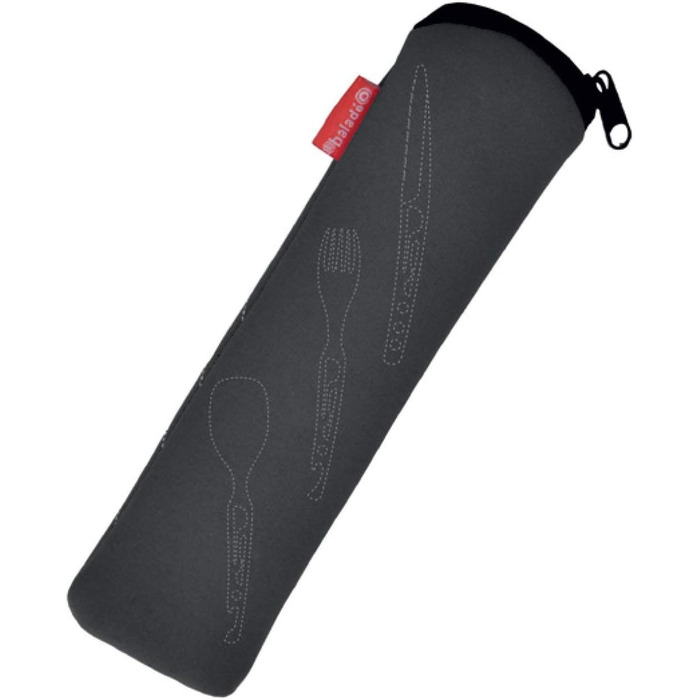 Набір столових приборів Balado унісекс, набір столових приборів Basecamp, чорний, один розмір